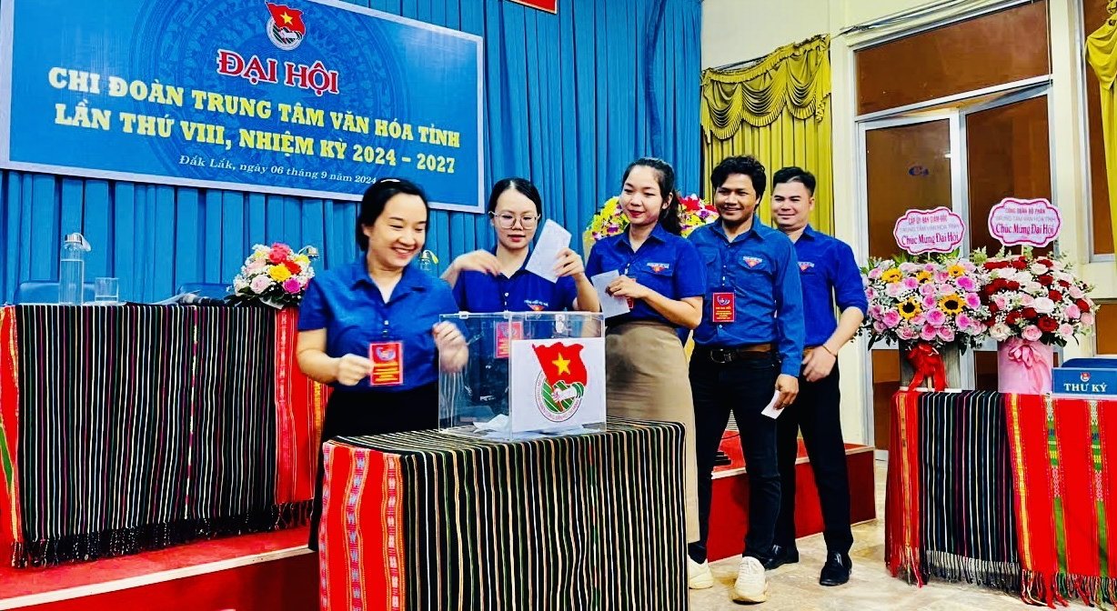 Chi đoàn Trung tâm Văn hoá tỉnh tổ chức thành công Đại hội lần thứ VIII, nhiệm kỳ 2024 - 2027